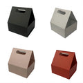 High Quality Square Folding Cardboard Gift Packing Box Customizable Stock with Recycled Materials for Flower Boxes
