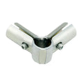 3/4inch 90 Degree Structural Pipe Connector 3 Way Zinc Plated Sch40 Steel Corner Fitting Tubing Clamp