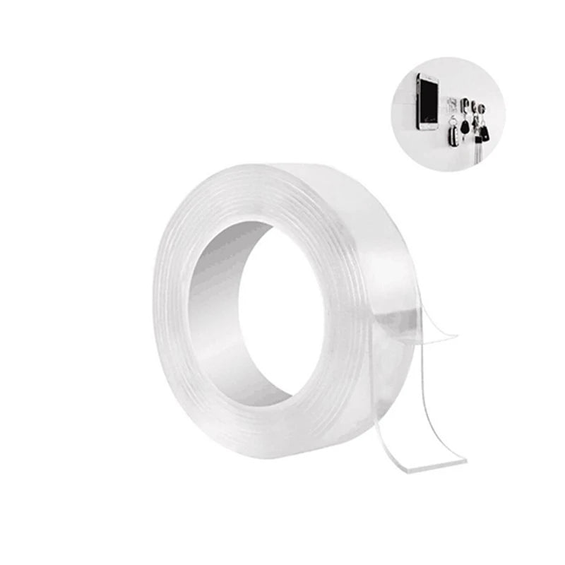 Professional Poster Nano Traceless Double Sided Reusable Adhesive Tape No Damage Wall Hangers for Wholesales