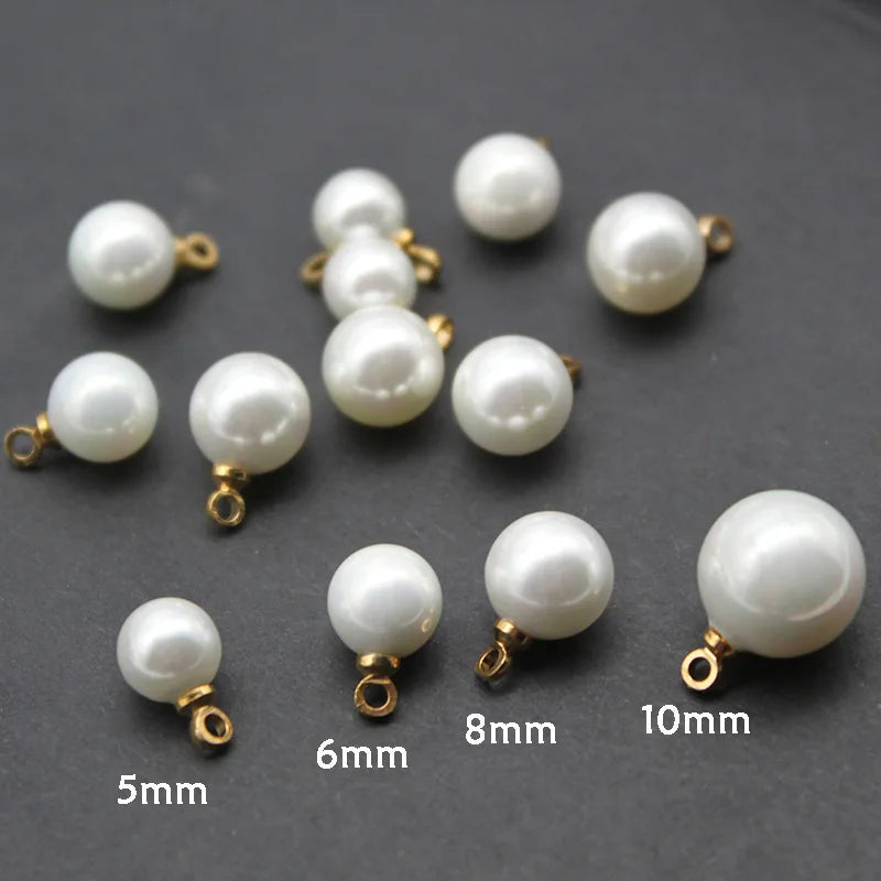 Pearl Charms Pendant Bracelet Bead Necklace DIY for Jewelry Making Handmade Findings Wholesale