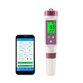 7 1 Temp ORP EC TDS Salinity S.G PH Meter Online Pink Bluetooth Water Quality Tester APP Control Ultra Quiet 5L Aquarium