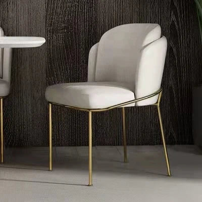 Golden Luxury Modern Chairs Wholesale Cheap Dining Room Chair Home Furniture Design Metal Legs New Metal Style Dining Chair