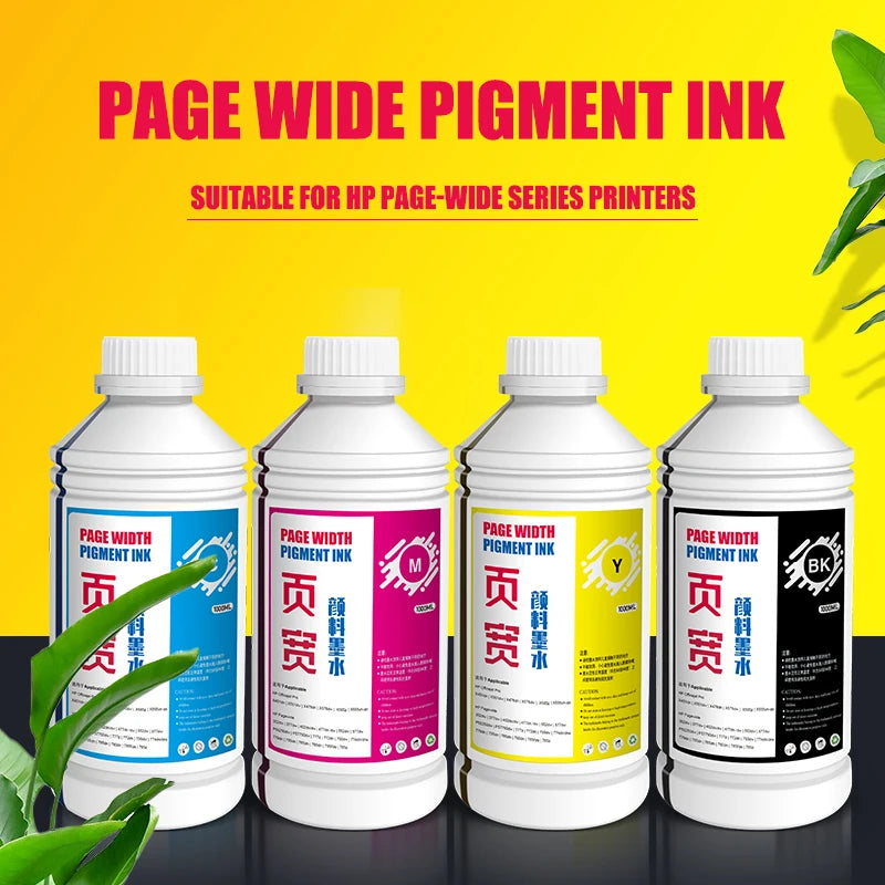 Bright Color Water Based Pigment Ink for HP Page- Wide Series Printers
