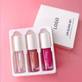 Shiny Nude clear Lipgloss Kit Glossy Vegan for Women Lip Kits Private Label Lip Gloss Kit