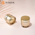 Double Wall Acrylic Square Jars 200ml Eye Cream Face Hand Hair Skin Care Lotions Plastic Cream Jar Cosmetic Container
