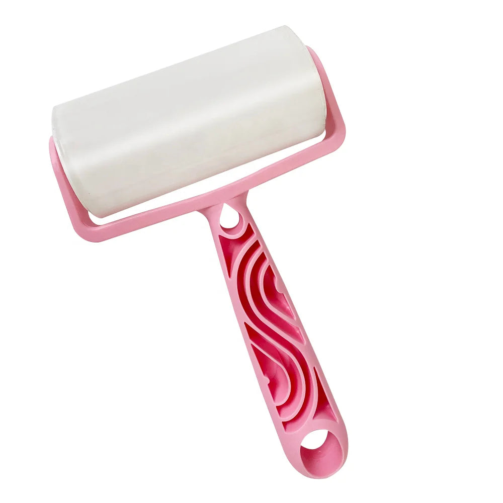 Self-adhesive Washable Reusable Sticker Roller Felt Roller Brush Dust Picker Lint Hair Roller