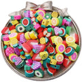 Hot Sale 100PICS Multicolor All Shapes Spacer Heishi Beads Polymer Clay Beads for DIY Jewelry Making