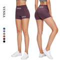 Ladies Solid High Quality High Waist Workout Training Running Athletic Tight Pant Gym Yoga Biker Shorts Women Four-Way Stretch