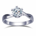 Mishang 18K Jewelry Solitaire Trendy Ring CVD Lab Diamond Ring for Women