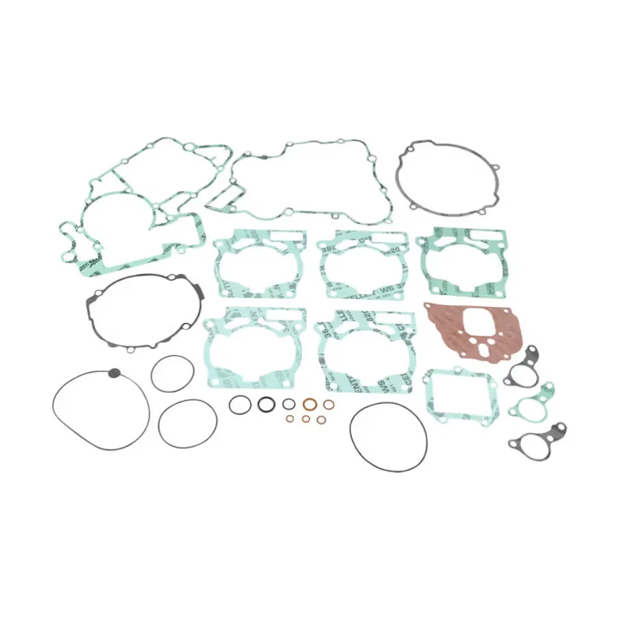 Centauro Husaberg TE 125 11-14 Engine Gasket Kit Flat Ring Pattern Various Materials Graphite Stainless Steel Rubber NBR Metal