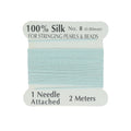 Xuqian 8# Handmade Customizable Wholesale Factory Price Supply Silk Cord 100% Natural Silk Cord Turquoise Jewelry Silk Cord