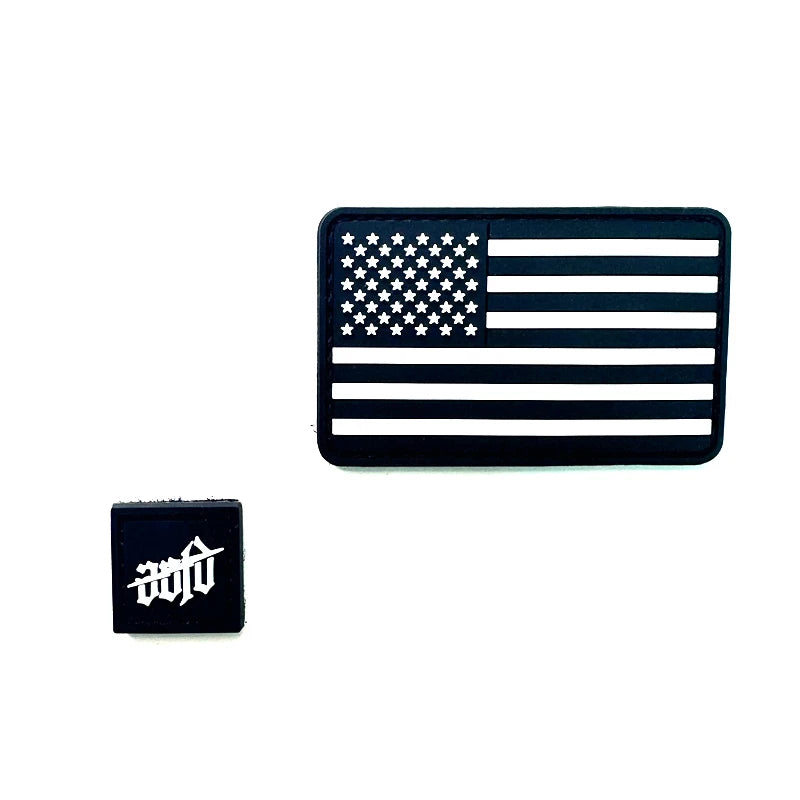 Custom Handmade Embossed 3D PVC Rubber Patches Sequins Heart Flower Shapes Soft PVC Patch Labels for Hats Canvas OEM Free Sample