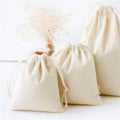 Wholesale Recyclable Organic Cotton Drawstring Bags Gift Bags Cotton Custom Cotton Drawstring Bag