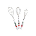 Wholesale OEM Custom Multifunction Handheld Egg Beater Whisk with Wooden Handle for Cooking Fruit & Vegetables