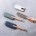 2023 Pet Hair Remover Kit Long Wooden Handle Easy Sticky Self Cleaning Cat Dog Hair Remover Brush for Clothes Couch