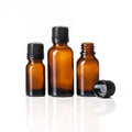 Top Seller CAPOT Brand 10ml 30ml 50ml Amber Blue Glass Cylinder Essential Oil Bottle with Anti-theft Cap Jiangsu Origin