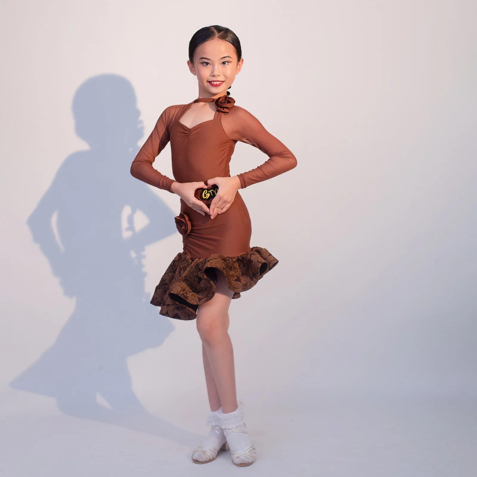 Kids Practice Performance Latin Dance International Competition Clothing