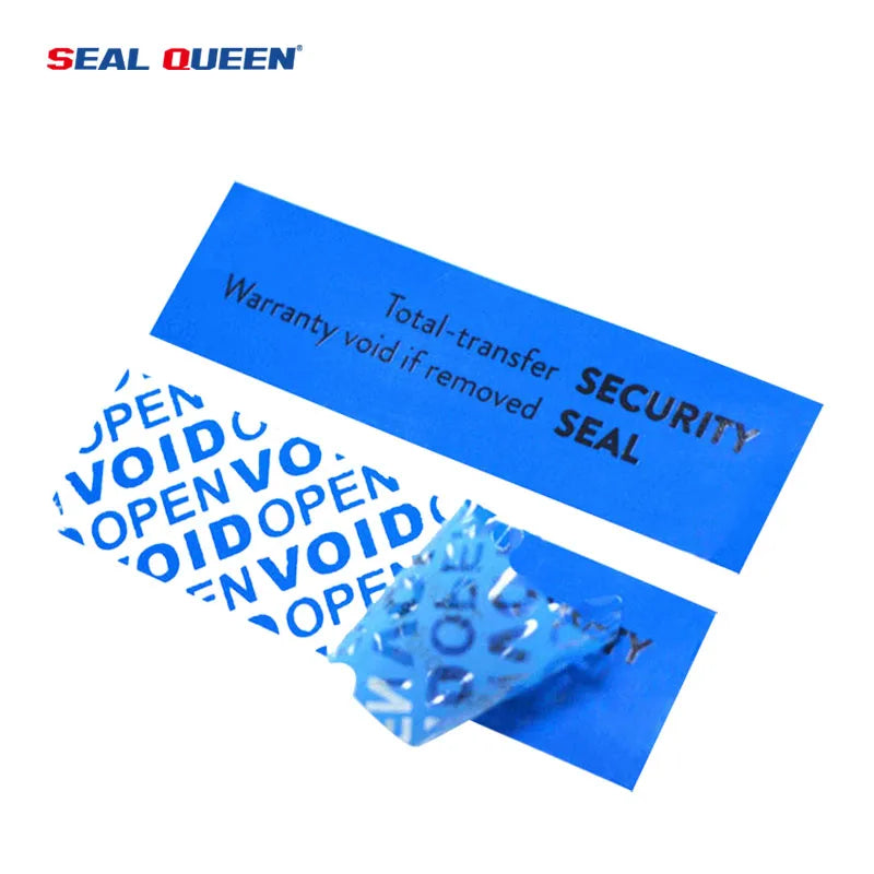 Custom Size Printed Warranty Void Labels Void Security Seal Tamper Evident Void Stickers Label