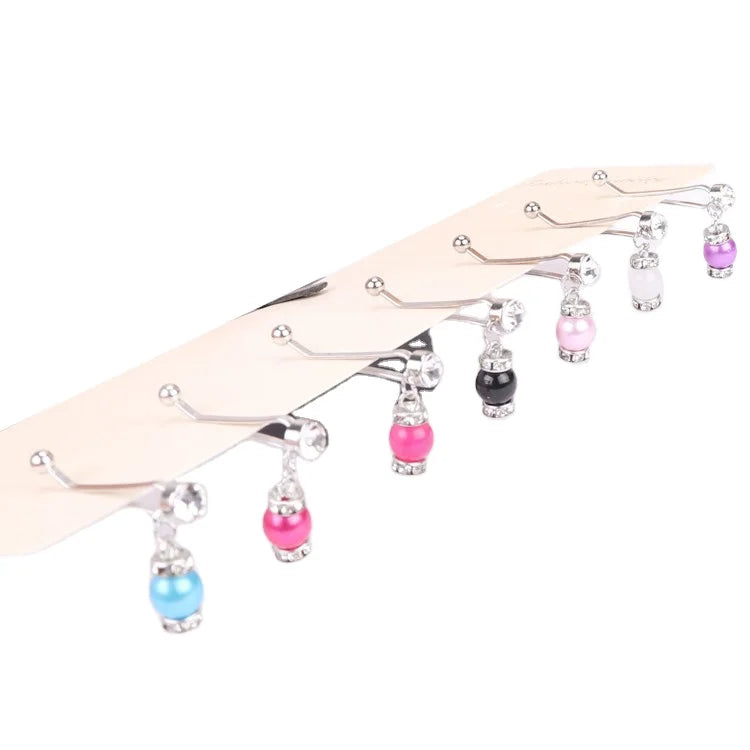 Wholesale New Rhinestone Crystal Metal Pearl Scarf Clip Hijab Accessories Brooch Pin for Women for Wedding or Gifts