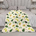 Custom Printed Flannel Blanket Plush Blanket for Couch Warm Thick for Winter Fuzzy Fluffy All Season Use Plush Fuzzy Cozy Soft