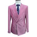 Men's Casual Two-Piece Suit High Fashion Breathable Waterproof Exquisite Formal Wear for Wedding Groom's Business Formal Events