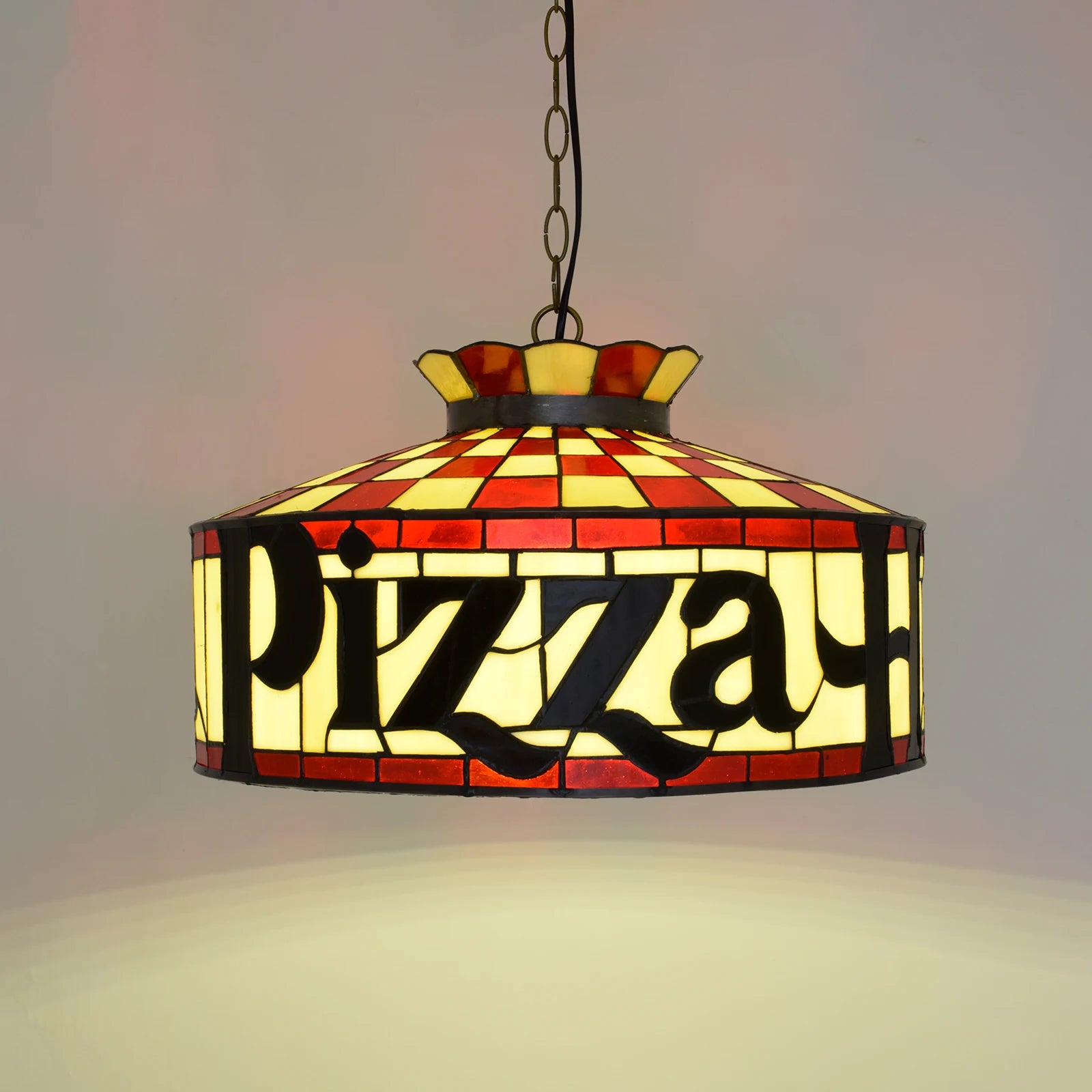 TAOHD Retro Pizza Cocacola Lampshade tiffany Indoor Lighting Fixtures Modern Decor Hanging Ceiling Pendant Lamp Pizza Chandelier