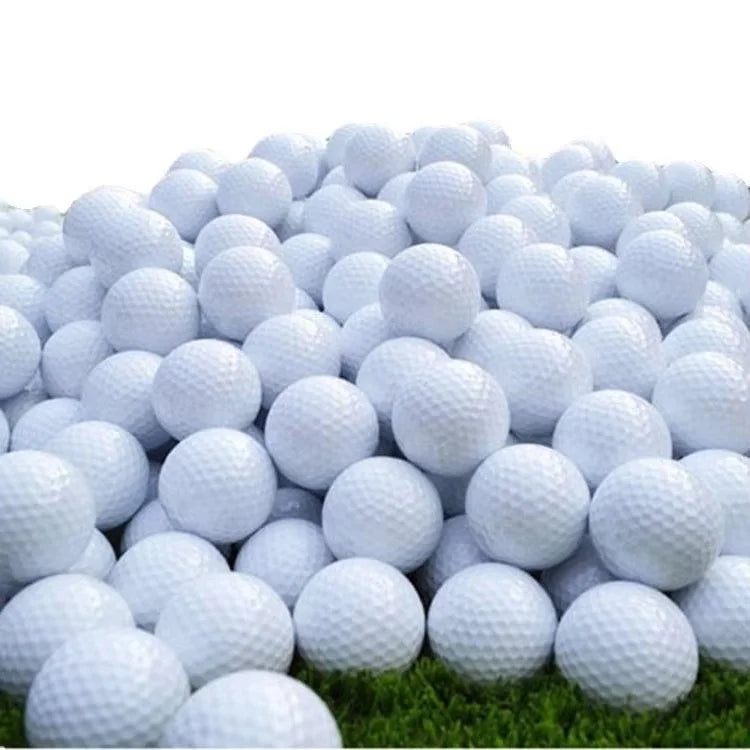 Brand New Double-Layer Synthetic Rubber Golf Ball for Beginner Practice and Competition