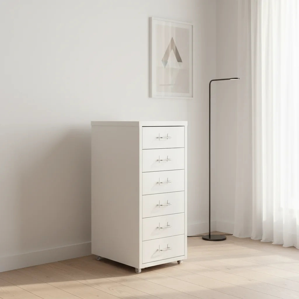 Excellent Quality 6 Drawer Roller Cabinet Hot Selling Metal File Cabinet Home Office Furniture