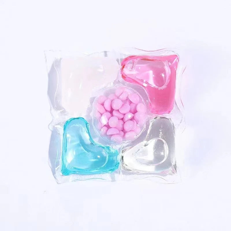 Good Quality Concentrated 5-in-1 10g With Beads Plant Based Capsule Customized Laundry Detergent Pods  Laundry Curds in Bulk