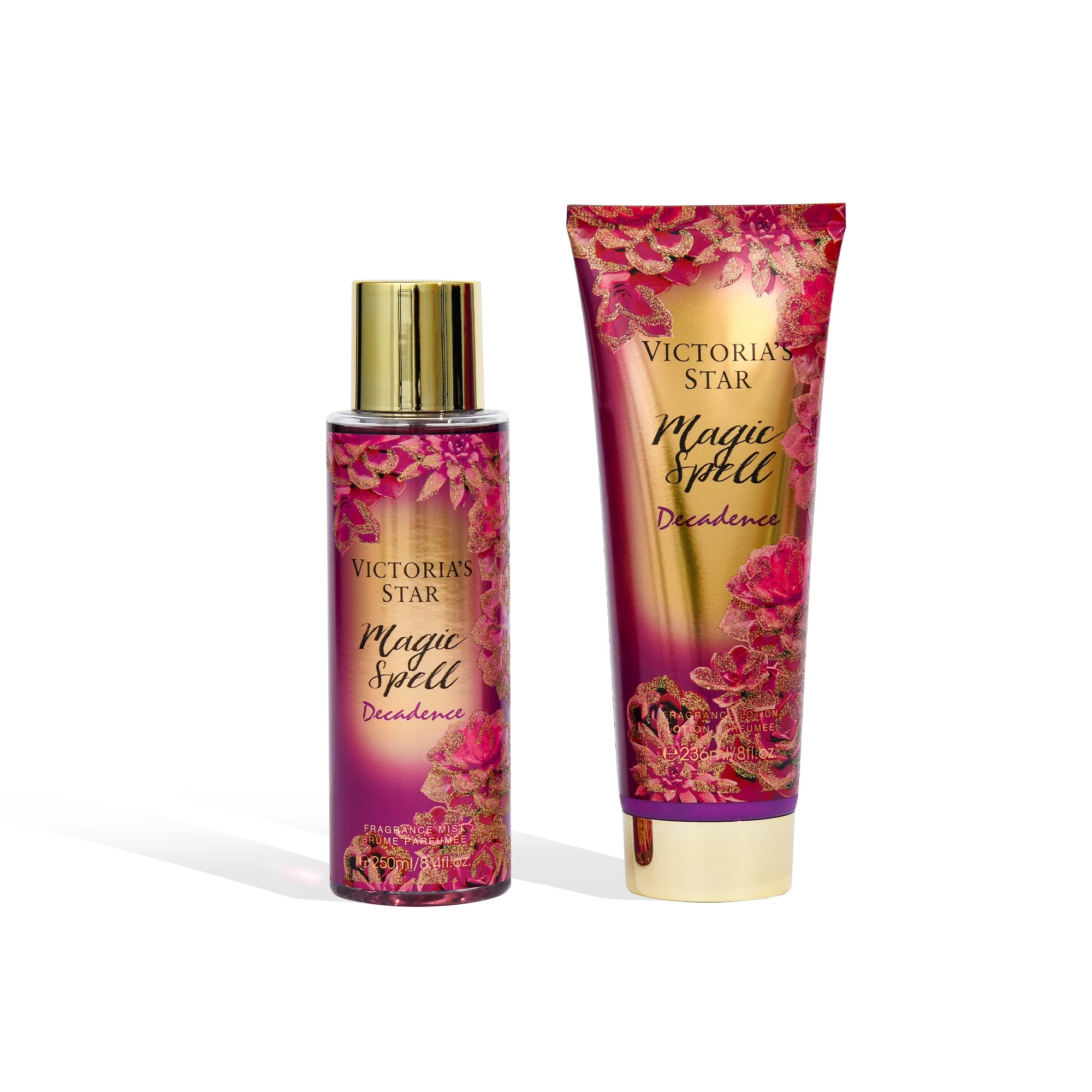 Factory Brand 250ml Feminine Whitening Body Lotion and Body Spray Set