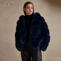 High-Density Recycled Material GRS Verified OEM ODM Factory Wholesale Thick Winter Coat  Women Faux Fur Coat