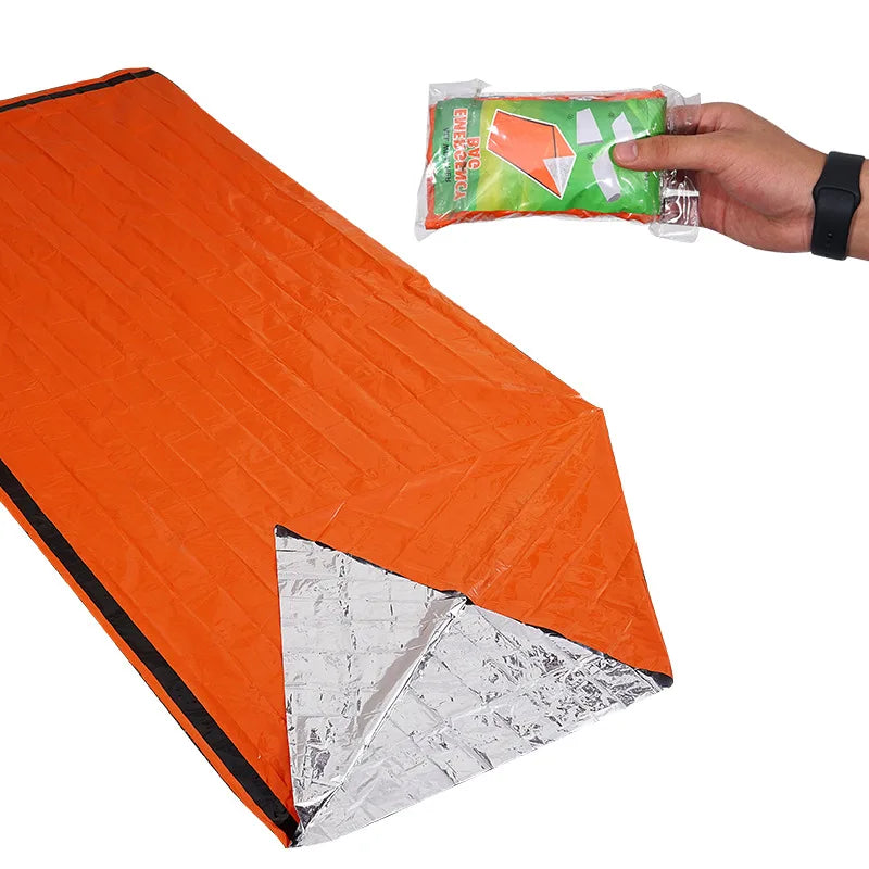 Portable Emergency Survival Sleeping Bag Portable Blanket for Emergency Situations