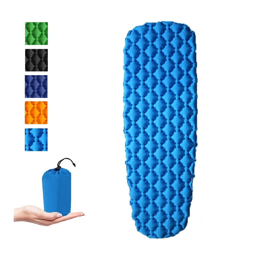 40d Nylon Outdoor Sleeping Pad Air Mattress Waterproof and Insulated Self Inflating Camping Mat for Camping and Hiking