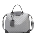 Women's Custom Large Capacity Oxford Travel Bag Portable Leisure Fitness Commuter Shoulder with Zipper Closure
