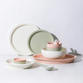 Factory Wholesale Restaurant Household Bowl Spoon Dish Tableware Set Porcelain Ceramic Dinner Plates Dinnerware Sets