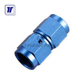 Custom Anodized Aluminum Straight Double AN12 Swivel Female Flare Unions Coupler / Coupling