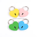 Ivoduff 45*58mm Zinc Alloy Various Color Heart Shape Padlock Love Lock Valentine's Gift