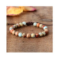 New 6MM Natural Stone Onyx Hand Woven Bracelet Friendship Bracelet Spiritual Healing Bracelet