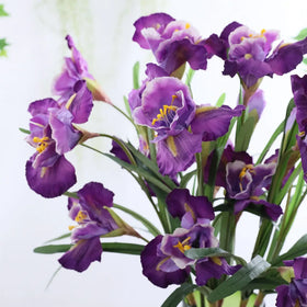 High-end Artificial Alice Iris Valentine's Day Present Flower Wedding Decoration Handmade Flowers Artificial Outdoor Flowers