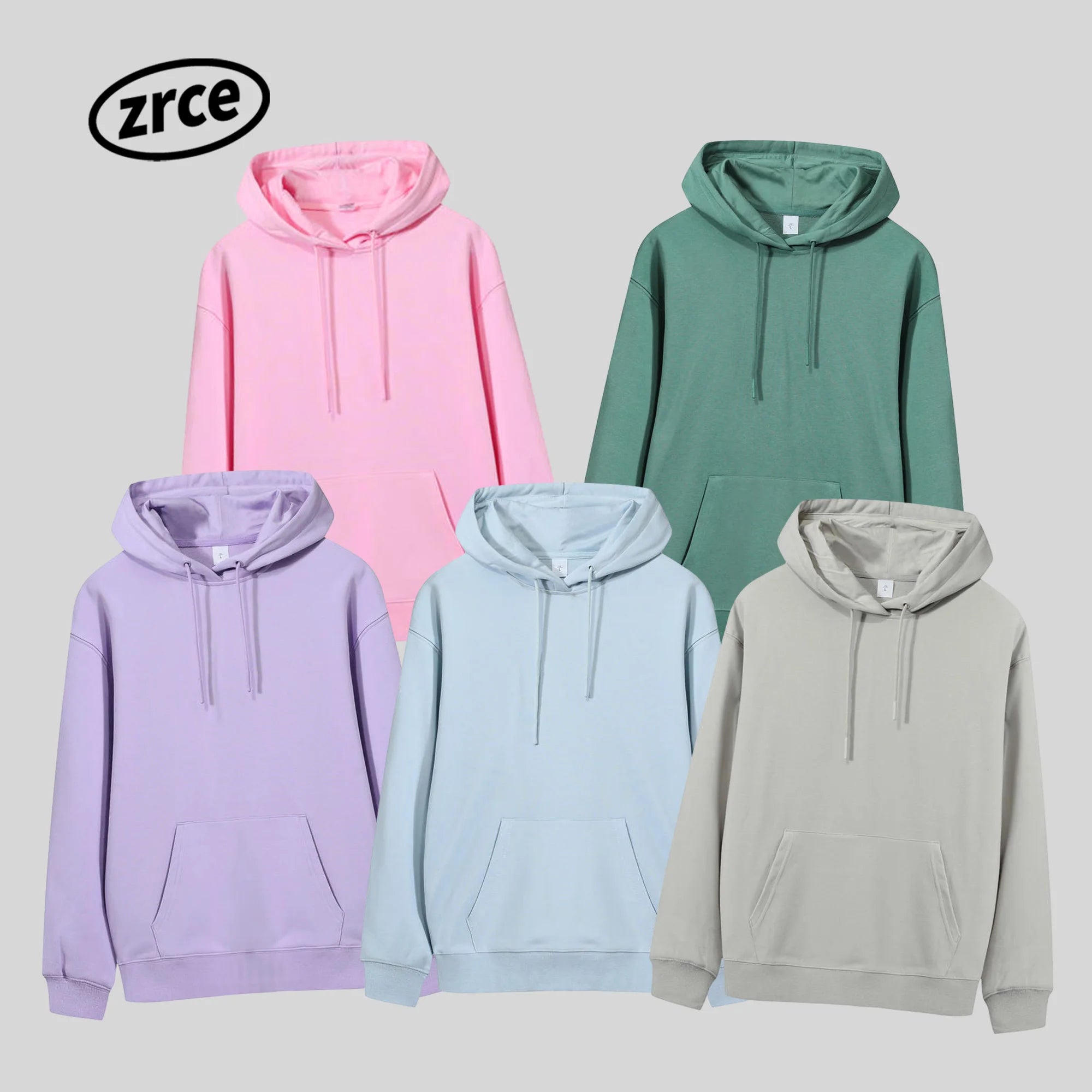 Wholesale Custom Design Spring Eco-Friendly Hoodies Sweatshirts Embroidery Graphic Printing Blank Pullover Womens
