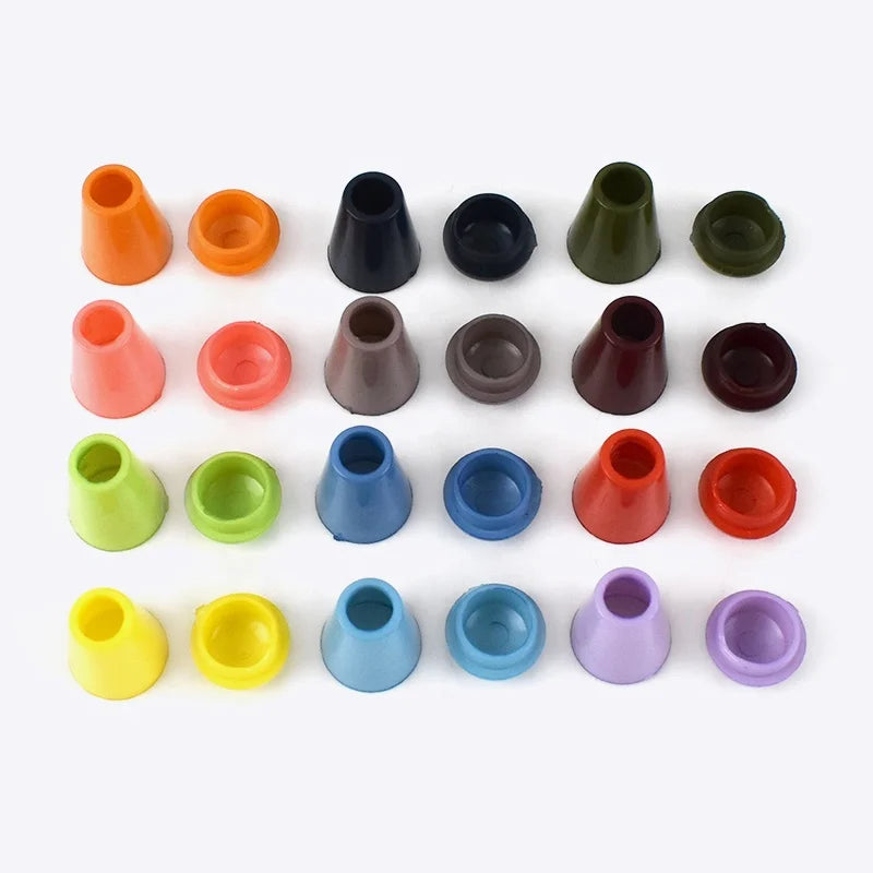 Deepeel DY207 Plastic Pom Cord Rope Buckle Stopper Elastic Bag Lock for Clothing Hat Pant Belt Drawstring Stopped Buckle