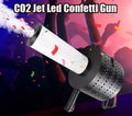 Handheld CO2 Jet Confetti Machine Cannon Blaster Smoke Machine Carbon Dioxide Gas Column Gun for Nightclub Wedding Party DJ