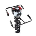 Seasummer 52cc Petrol Earth Auger 1E44F Gasoline Hand Push Ground Drill Heavy Duty Metal Earth Hole Drilling Machine