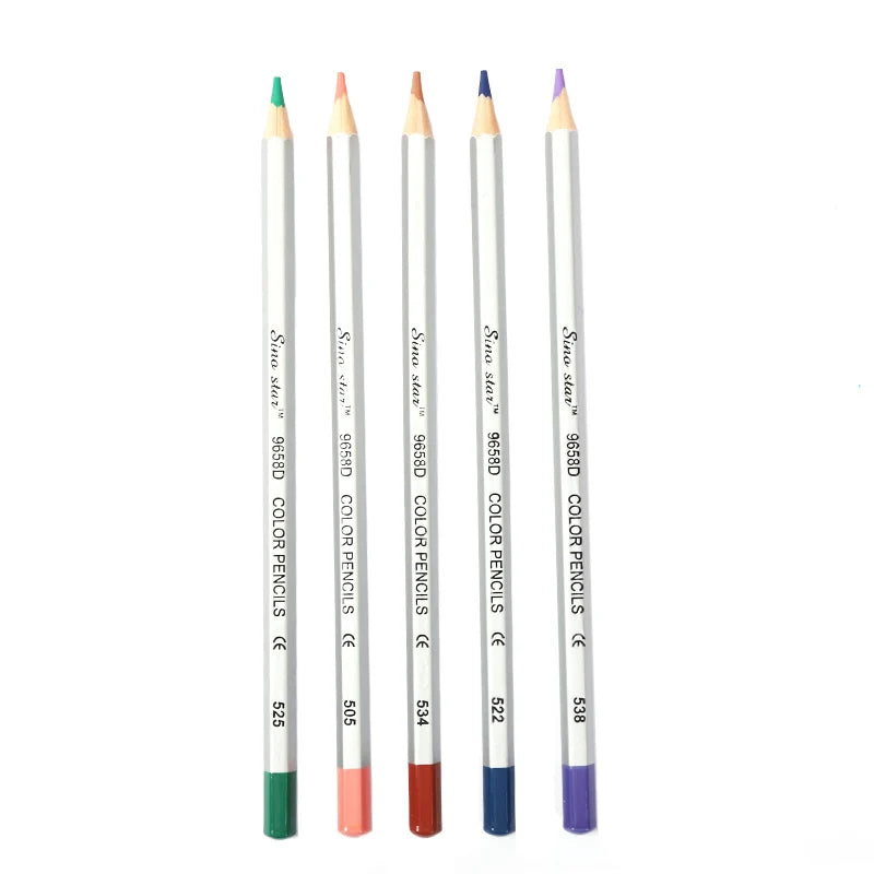 48 Colored Pencils School Supplies with Iron Case for Coloring and Drawing Color Art for Kids Holiday Gift 27.8*19*3cm 48colors