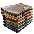 Custom School Fashion Handmade Genuine Leather Address Book Vintage WitchTravel Journal A5 Binder