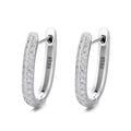 Fashion 925 Silver Star Earring With Zircon Stone Stud Earrings