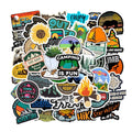 Outdoor Camping Hiking Adventure Stickers Wilderness Nature Travel Camper Stickers Waterproof Summer Camp Stickers