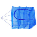 China's Cheap 3-5 Layers Blue Nylon Fishing Net Foldable Hanging Dry Fish Net