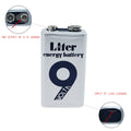 Custom 9V  Micro USB 1200mAh Rechargeable Lithium Ion Battery for Smoke Alarm Wireless Microphone Guitar Intercom Multimeter