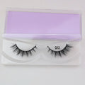 5mm 10mm 11mm Natural Looking Fashionable 3d Mink Eyelashes Thin Band Short Mink Lashes G12